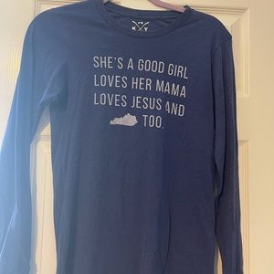 Long sleeve Shop Local KY shirt